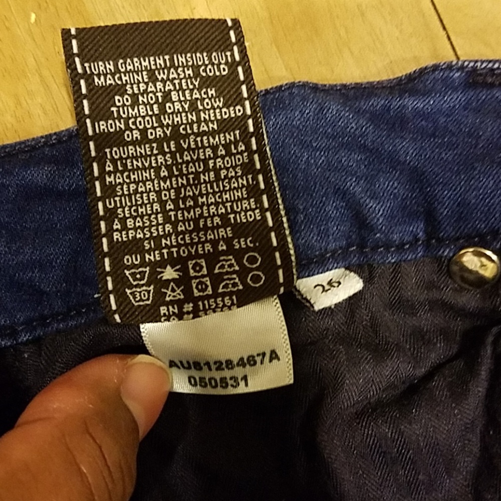 7 For All Mankind Mid Rise Skinny Ankle Jean 26 - Picture 8 of 8